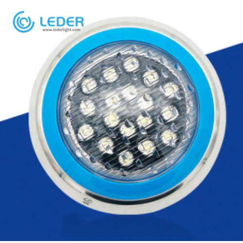 LEDER White Color Resin Filled LED Pool Light