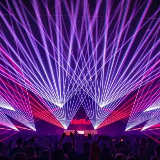 Marslite 1W 3W 5W ILDA Laser Light Show Stage Projector for Night Clubs