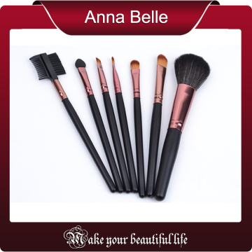 New style makeup brush set with 7pcs, pro makeup/cosmetic brush set,pink cosmetic bag