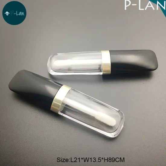 Custom Empty Plastic Flat 5ml Lip Gloss Tube