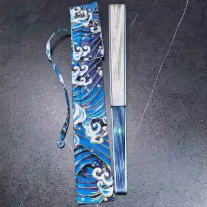 Titanium Folding Fan - Breeze of Modern Elegance