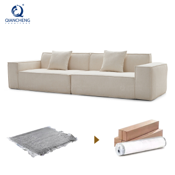 2025 Blok Tauhu Moden Sofa Mampat: Sofa Velvet Mampatan Modular Modular Borong
