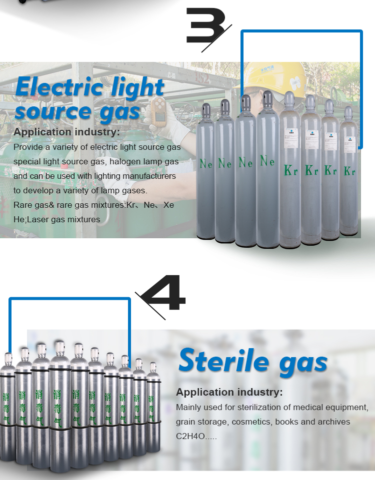 Pistolet à gaz isolé SF6 n20 bb bouteille d'oxygène liquide