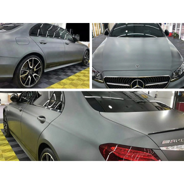 ceramic matte light grey car wrap vinyl