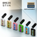 Mejor vape desechable de puffs de vape desechable de 2000 breze