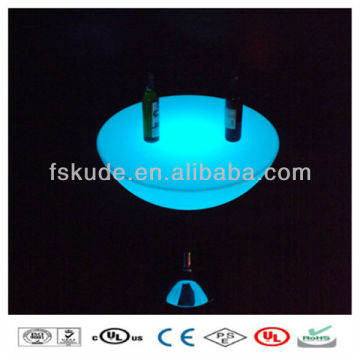Morden glowing led Bar Height Folding Tables