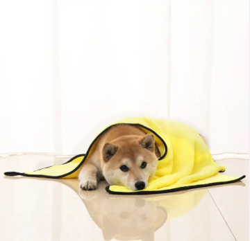 Large Microfiber Dog Bath Towel - Super Absorbent and Fast Drying Eco-Friendly Towel