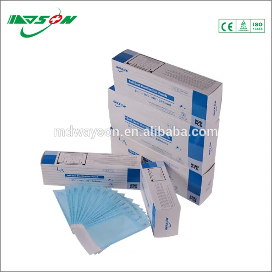 Dental Disposable Self Sealing Sterilization pouch with CPP/PET composite film
