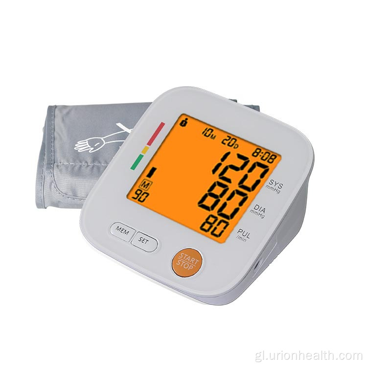 Monitor de presión arterial do esfigmomanómetro Eletrónico BP