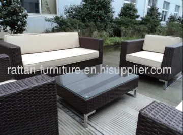 Outdoor Pe Rattan Furniture Hotel Pool Modern Sofa Sets 