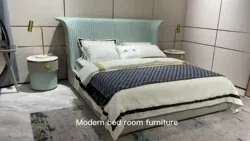 minimalist bedroom double bed