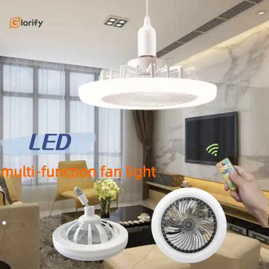 30W E27 Dimmable Aromatherapy LED Fan Light with Three Color Options