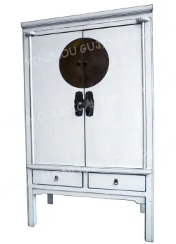 Reproduction Chinese Antique Wardrobes White