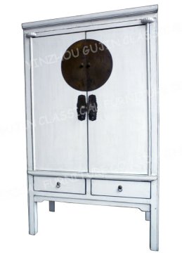 Reproduction Chinese Antique Wardrobes White
