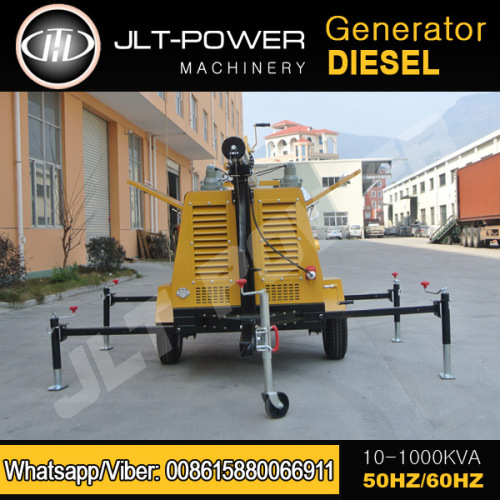 JLT Power Mobile Silent Lighting Tower Generator Powered by brand engine Made In China