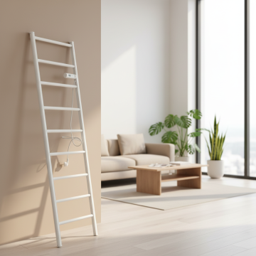 Toalleros calefactables para baño ESCALERA DE TOALLAS