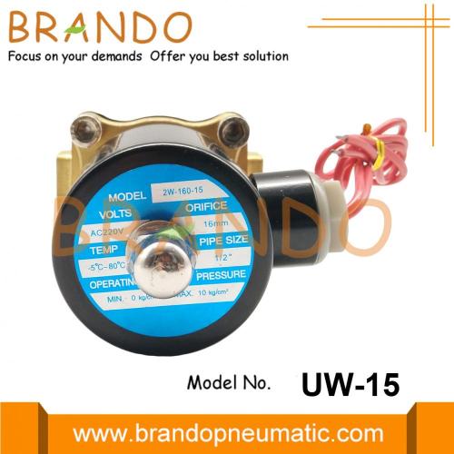 1/2 `` UW-15 Su Petrol Gazlı Elektrikli Solenoid Valf