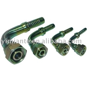 Swaged hose fitting