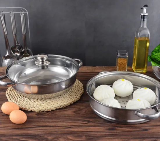 Nice Design 2 Layer Stainless Steel Steamers Pot