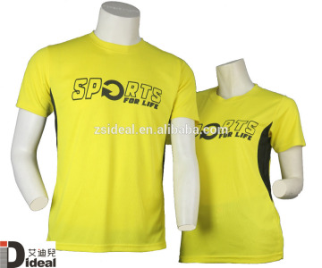 Promotional sports t-shirt/round neck sports t-shirt/sports t-shirt China manufacturer