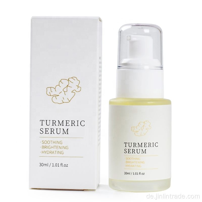 Erschöner beruhigendes organisches Vitamin C Tumeric Face Serum