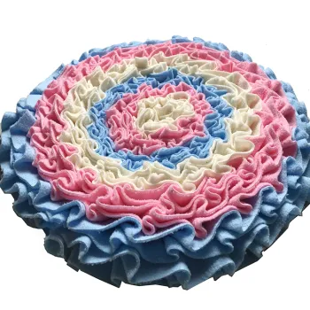 Geerduo Durable Washable Anti-Slip Puzzle Pet Feeding Mat for Sniffing and Smell Training