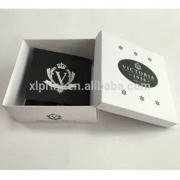 Lid and base style machine produce recycle cardboard jewelry box custom logo