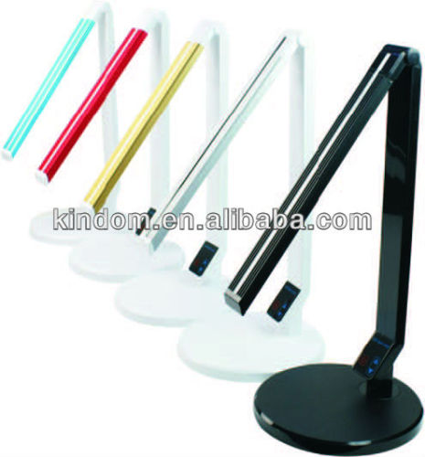 Hot selling! black/white/golden/red/blue shell Led Desk Light 2700~6500K Dimming