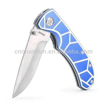 Brilliant 3Cr13 Stainless Steel Anodize Aluminium Handle free knife samples