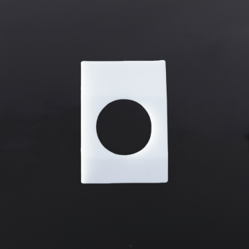 Customized 40mm Anti-Slip Transparent Silicone Pad with Central Round Hole