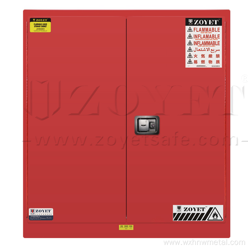 110 gal combustible safety cabinets red color