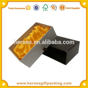 Trade Assurance 2016 New Product Customized Paper Packaging Fabric Lined Gift Boxes