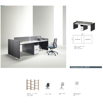 Table de bureau de PDG de bureau de conception moderne