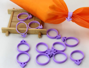 Fashionable useful practical Pastry Bag silicone fixing ring sealing ring