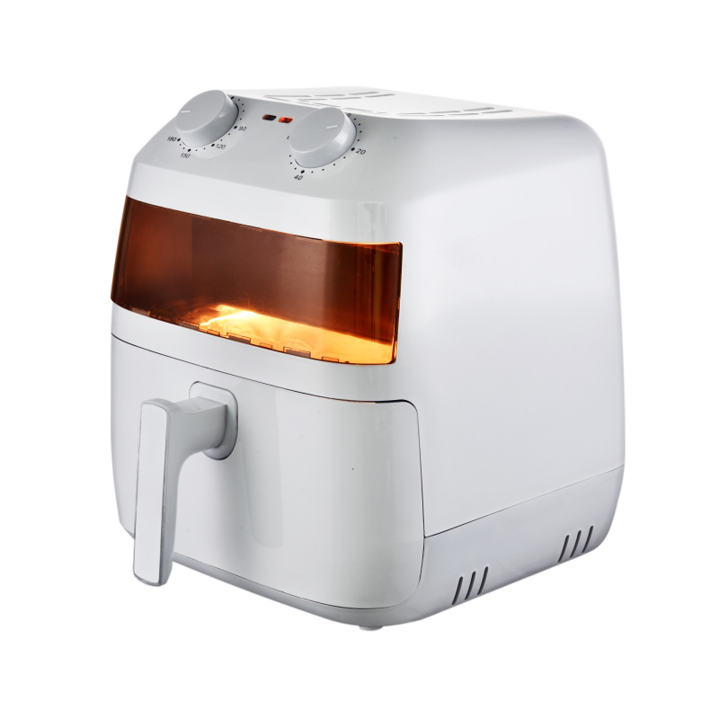 4L Digital Convection Oven Roast Dehydrate Bake Automatic Smokeless Air Fryer With Visible Windows