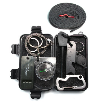 Kit Survival Kecemasan 8-dalam-1: Gear EDC untuk Wilderness and Adventure