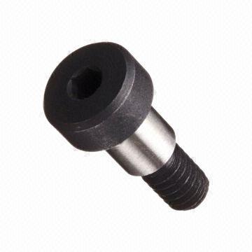 Hex Shoulder Bolt, Made of Steel, Stainless Steel and Brass