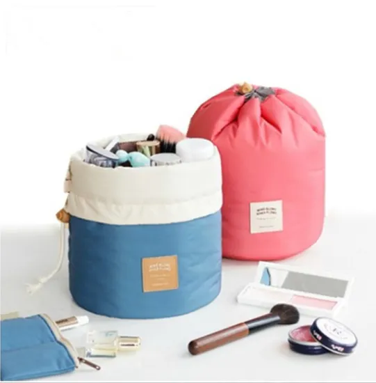 J558 2015 fashion wholesale elegant women nylon cosmetic promotional waterproof makeup toiletry bag professional