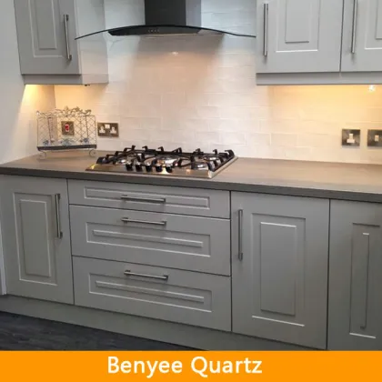 Modern quartz commercial kitchen islands