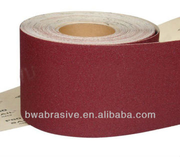 Abrasive paper roll