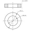 Piëzo keramische ring 200 kHz