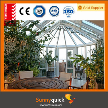 Guangzhou Sunnyquick Tempered Glass House Steel and Glass Houses Sunrooms Glass Houses