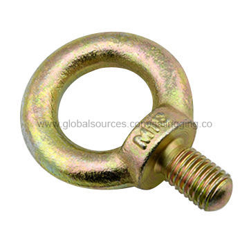Eye Bolts, 1168 Type Screw, Made of Q235 Steel, with Galvanized/Zinc Plating/Yellow or White