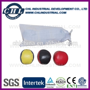 5.5cm elastic shiny PU leather kick sack ball