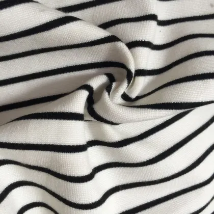 White black Nylon Roma fabric