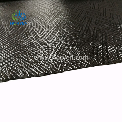 Weaving Carbon Fiber Fabric 3K custom weaving jacquard carbon fiber fabric roll Supplier