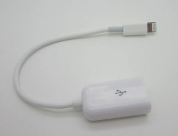 8 Pin Otg To Usb 2.0 Female To Female Cable Adapter For Ipad 4 / Mini Iphone5