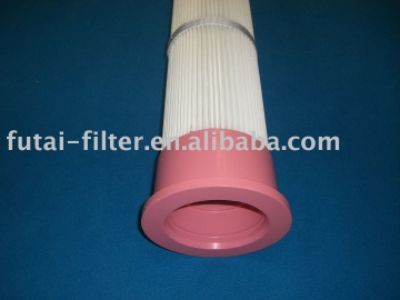 Pleated filter bags