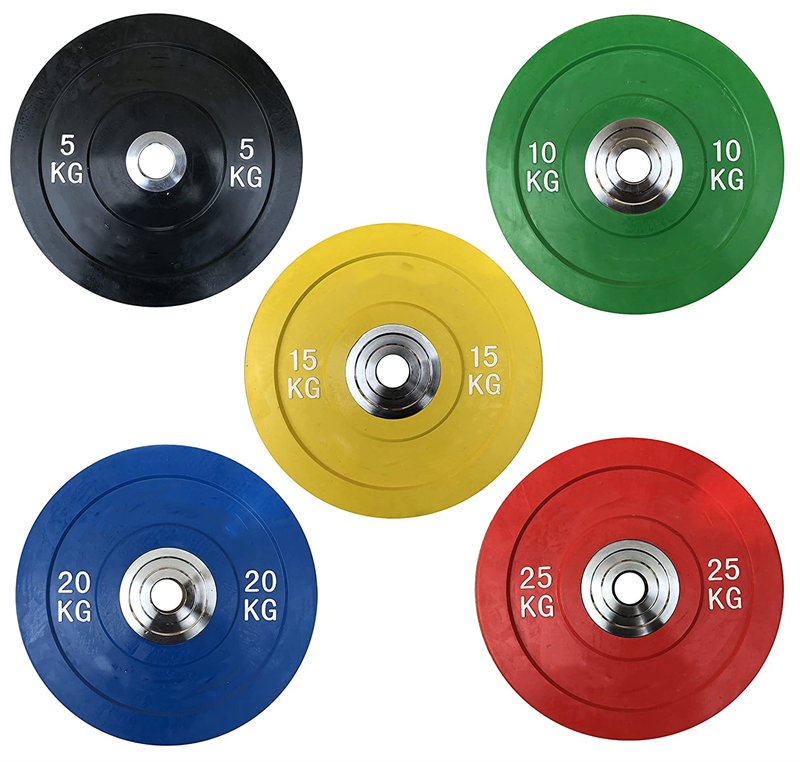 Color Rubber Bumper Plates 1 Jpg