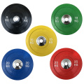 Placas de goma color placas de pesa olímpica placa de peso